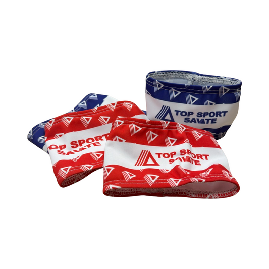 MANCHETTES (ROUGE + BLEU) POUR GANTS DE BOXE