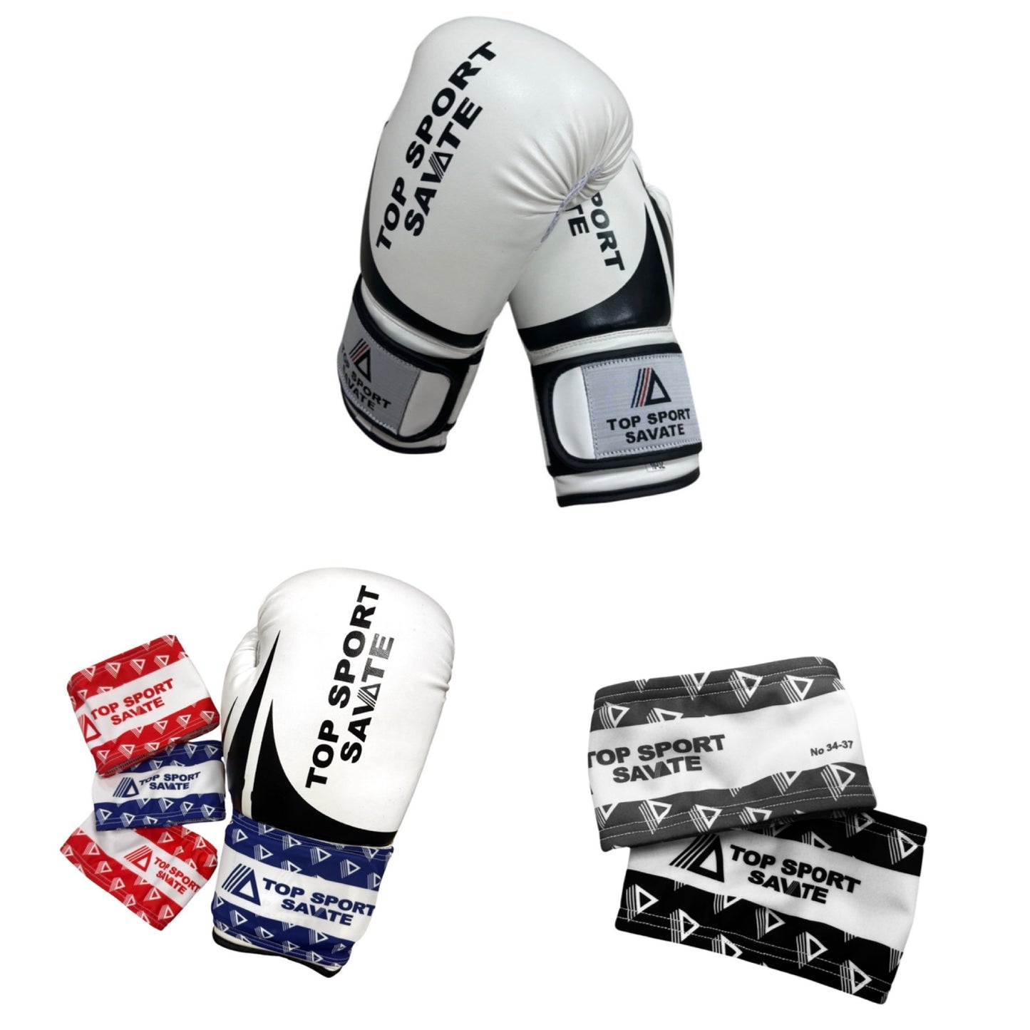 CONFEZIONE MANICHE + GUANTONI DA BOXE