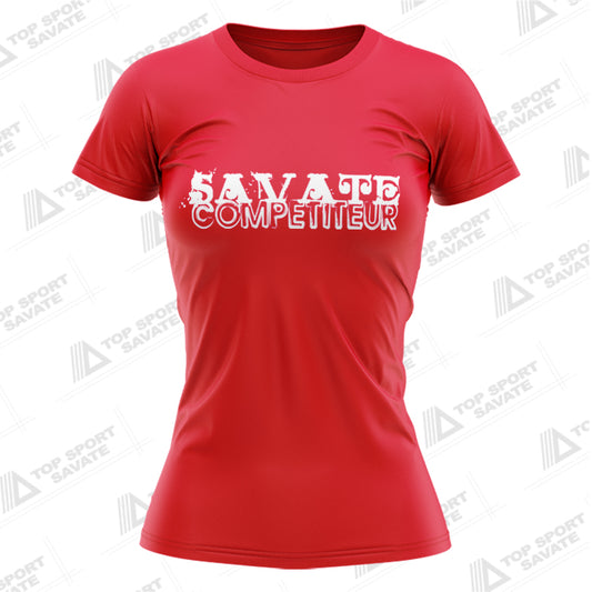 TSHIRT TOP SPORT SAVATE COMPÉTITEUR