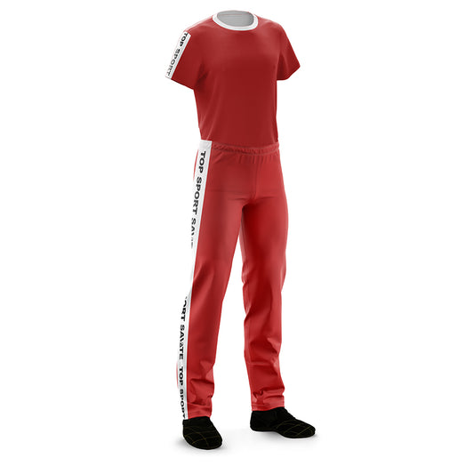 Tenue de savate rouge unisexe