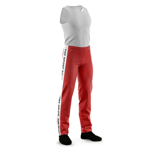 Pantalon de savate rouge