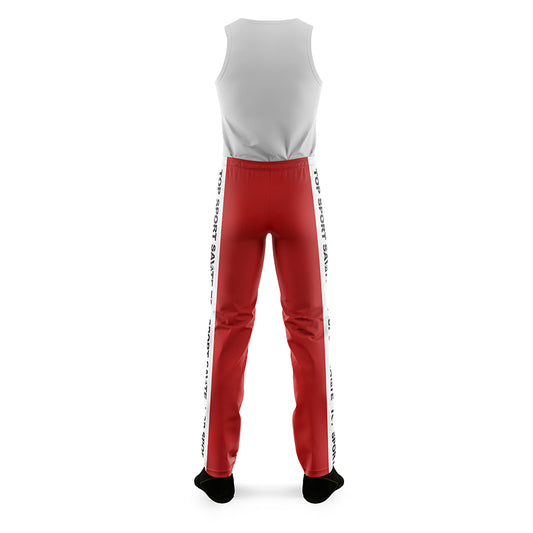 Pantalon de savate rouge